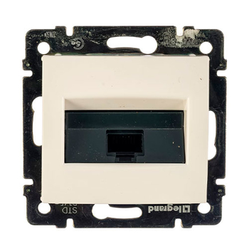 Информационная розетка Legrand Valene RJ45 UTP 5 кат 1 выход б/з белая - Электрика, НВА - Выключатели и розетки - Розетки - . Магазин оборудования для автономного и резервного электропитания Ekosolar.ru в Владимире