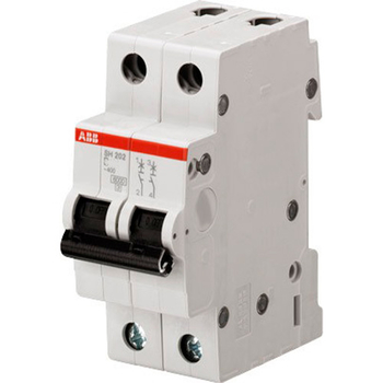 Автоматический выключатель ABB SH202L 2P 16А (С) 4,5kA - Электрика, НВА - Модульное оборудование - Автоматические выключатели - . Магазин оборудования для автономного и резервного электропитания Ekosolar.ru в Владимире