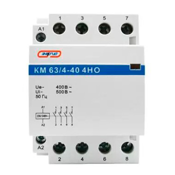 Модульный контактор КМ63/4P 40A 4НО Энергия - Электрика, НВА - Коммутационное оборудование - Контакторы - . Магазин оборудования для автономного и резервного электропитания Ekosolar.ru в Владимире