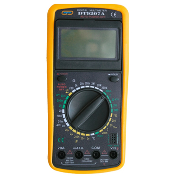 Мультиметр DT 9207 Энергия - Электрика, НВА - Измерительный инструмент - Мультимеры - . Магазин оборудования для автономного и резервного электропитания Ekosolar.ru в Владимире