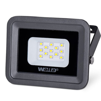 Светодиодный прожектор WOLTA WFL-10W/06W серый 5500K 10Вт SMD IP65 850Лм - Светильники - Прожекторы - . Магазин оборудования для автономного и резервного электропитания Ekosolar.ru в Владимире