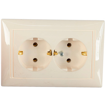 Розетка Legrand Valena 2X2К+З в сборе белая - Электрика, НВА - Выключатели и розетки - Розетки - . Магазин оборудования для автономного и резервного электропитания Ekosolar.ru в Владимире