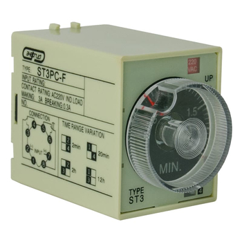 Реле времени 220V ST3PC-F (0.25-2m/20m/2h/12h) Энергия, 10 шт - Электрика, НВА - Реле, автоматизация и управление - Реле времени - . Магазин оборудования для автономного и резервного электропитания Ekosolar.ru в Владимире