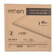 Панель ультратонкая светодиодная LightPhenomenON LT-UTP-02-IP40-40W-6500К 4E комплект с драйвером - Светильники - Для общественных зданий - . Магазин оборудования для автономного и резервного электропитания Ekosolar.ru в Владимире