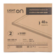 Панель ультратонкая светодиодная LightPhenomenON LT-UTP-02-IP40-40W-6500К LED - Светильники - Для общественных зданий - . Магазин оборудования для автономного и резервного электропитания Ekosolar.ru в Владимире