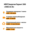 ИБП для котла Энергия Гарант 500 + Аккумулятор 33 Ач 12 В (300Вт - 60мин) - ИБП и АКБ - ИБП для котлов - . Магазин оборудования для автономного и резервного электропитания Ekosolar.ru в Владимире