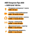 ИБП для котла Энергия Про 800 + Аккумулятор Grid 100 Ah 12 v (500Вт - 109мин) - ИБП и АКБ - ИБП для котлов - . Магазин оборудования для автономного и резервного электропитания Ekosolar.ru в Владимире
